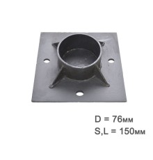 Оголовок для винтовых свай 76х150мм